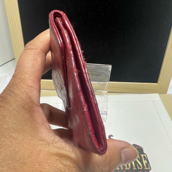 Chanel Quilted Flap card/ coin holder in Red Lambskin leather, intact sticker. - Picture 2 of 14